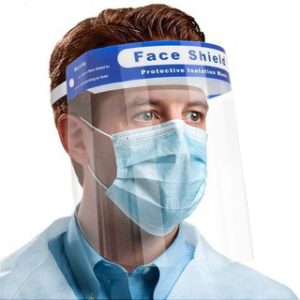 Tấm chắn chống giọt bắn trong suốt nhựa PET - Face Shield Mask
